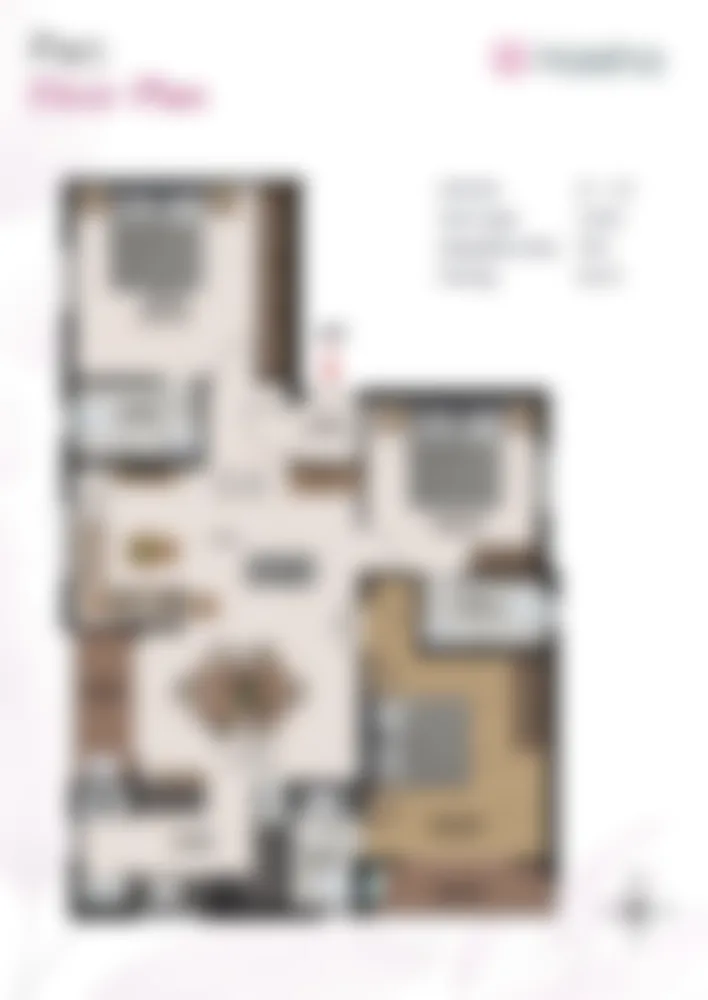 JKB Harsha 3 BHK A1-A3 North facing